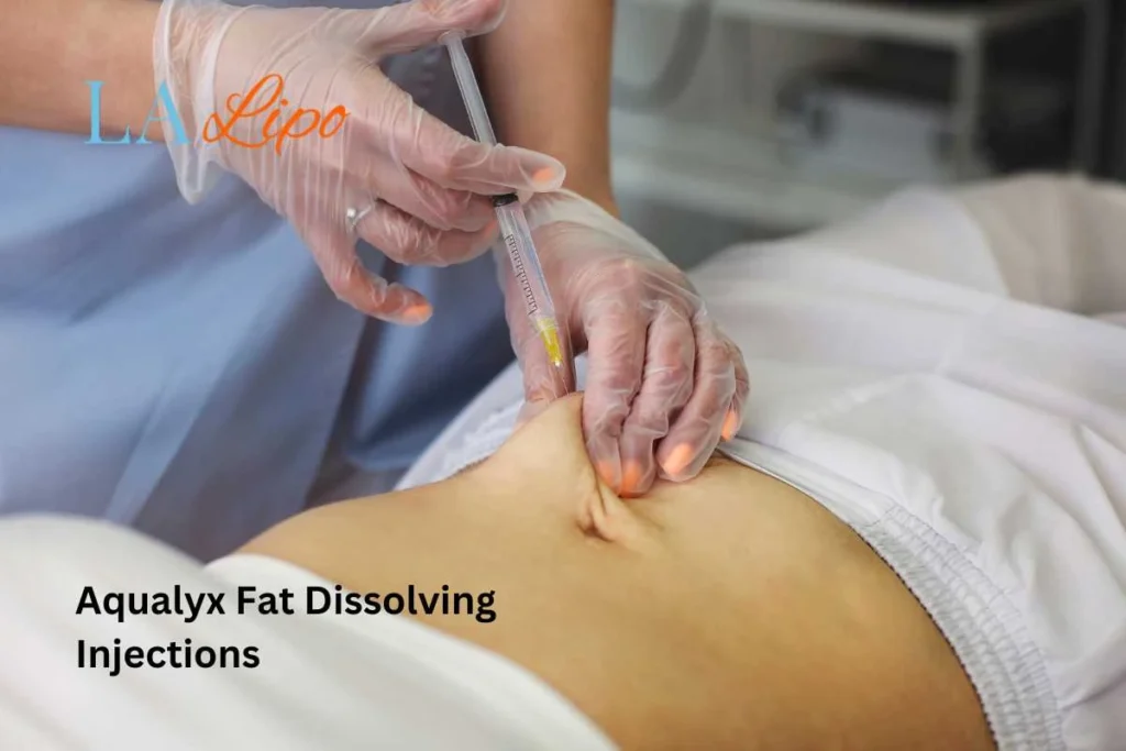 woman having fat dissolving injections Walthamstow in the stomach