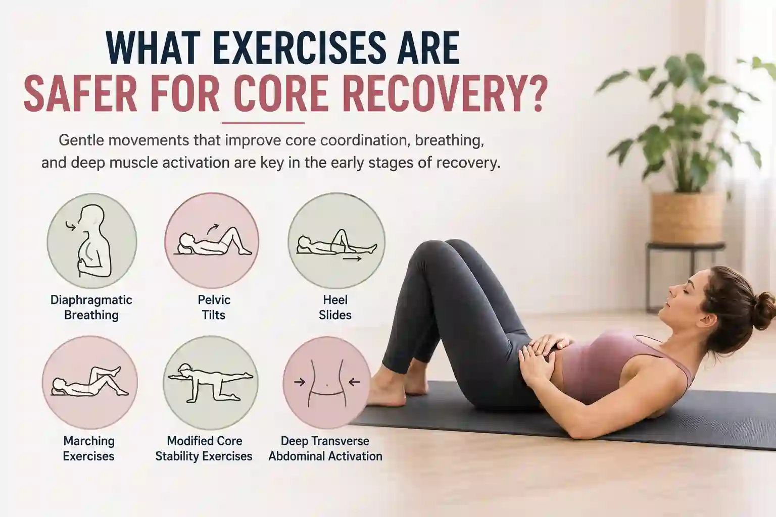 Which exercises may help diastasis recti Walthamstow?